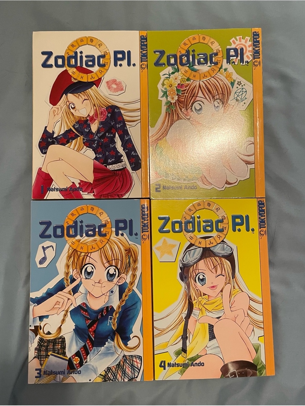Zodiac P.I. Complete Manga Series 1-4